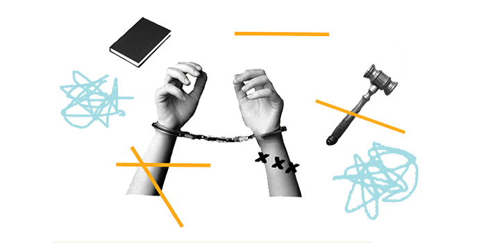 illustration of juvenile justice