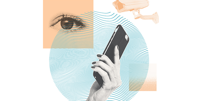 illustration of privacy and technology